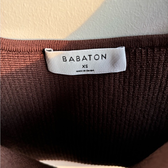 Babaton Brown Cropped Top (XS) - Picture 2 of 2